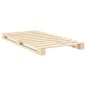 vidaXL Estructura de cama con cabecero madera maciza pino 100x200 cm vidaXL Estructura de cama con cabecero madera maciza pino 100x200 cm