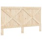 vidaXL Estructura cama con cabecero madera maciza pino gris 180x200 cm