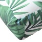 vidaXL Cojines para sofá de palets 5 unidades tela estampado de hojas vidaXL Cojines para sofá de palets 5 unidades tela estampado de hojas