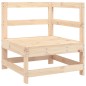 vidaXL Juego de sofás de jardín 9 pzas madera maciza de pino vidaXL Juego de sofás de jardín 9 pzas madera maciza de pino