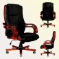 Sillón Ejecutivo De Cuero Con Respaldo Alto Sillón Ejecutivo De Cuero Con Respaldo Alto
