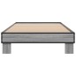 vidaXL Estructura cama madera ingeniería metal gris Sonoma 75x190 cm vidaXL Estructura cama madera ingeniería metal gris Sonoma 75x190 cm