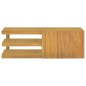 vidaXL Armario de baño de pared madera maciza de teca 90x40x30 cm