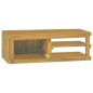 vidaXL Armario de baño de pared madera maciza de teca 90x40x30 cm