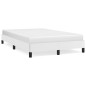vidaXL Estructura de cama cuero sintético blanco 120x190 cm vidaXL Estructura de cama cuero sintético blanco 120x190 cm