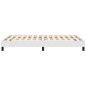 vidaXL Estructura de cama cuero sintético blanco 120x190 cm vidaXL Estructura de cama cuero sintético blanco 120x190 cm