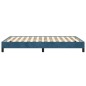 vidaXL Estructura de cama terciopelo azul oscuro 120x190 cm vidaXL Estructura de cama terciopelo azul oscuro 120x190 cm