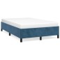 vidaXL Estructura de cama terciopelo azul oscuro 120x190 cm vidaXL Estructura de cama terciopelo azul oscuro 120x190 cm