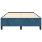vidaXL Estructura de cama terciopelo azul oscuro 120x190 cm vidaXL Estructura de cama terciopelo azul oscuro 120x190 cm