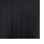 vidaXL Alfombra rectangular bambú negro 60x200 cm vidaXL Alfombra rectangular bambú negro 60x200 cm