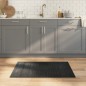 vidaXL Alfombra rectangular bambú gris 70x100 cm vidaXL Alfombra rectangular bambú gris 70x100 cm