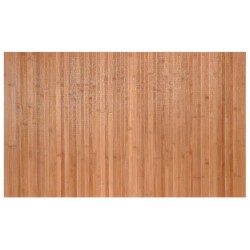 vidaXL Alfombra rectangular bambú color natural 60x100 cm
