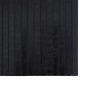 vidaXL Alfombra rectangular bambú negro 70x400 cm vidaXL Alfombra rectangular bambú negro 70x400 cm