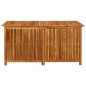vidaXL Caja de almacenaje de jardín madera maciza acacia 150x80x75 cm vidaXL Caja de almacenaje de jardín madera maciza acacia 150x80x75 cm