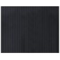 vidaXL Alfombra rectangular bambú negro 80x100 cm vidaXL Alfombra rectangular bambú negro 80x100 cm