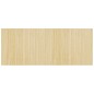 vidaXL Alfombra rectangular bambú color natural claro 80x200 cm vidaXL Alfombra rectangular bambú color natural claro 80x200 cm