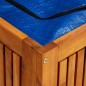 vidaXL Caja de almacenaje de jardín madera maciza acacia 150x80x75 cm vidaXL Caja de almacenaje de jardín madera maciza acacia 150x80x75 cm