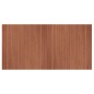 vidaXL Alfombra rectangular bambú marrón 100x200 cm vidaXL Alfombra rectangular bambú marrón 100x200 cm