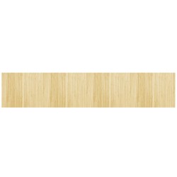vidaXL Alfombra rectangular bambú color natural claro 80x400 cm