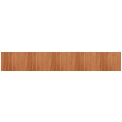 vidaXL Alfombra rectangular bambú marrón 80x500 cm