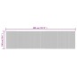 vidaXL Alfombra rectangular bambú color natural claro 100x400 cm