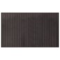 vidaXL Alfombra rectangular bambú marrón oscuro 60x100 cm vidaXL Alfombra rectangular bambú marrón oscuro 60x100 cm