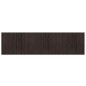 vidaXL Alfombra rectangular bambú marrón oscuro 80x300 cm vidaXL Alfombra rectangular bambú marrón oscuro 80x300 cm