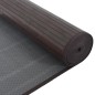 vidaXL Alfombra rectangular bambú marrón oscuro 80x300 cm vidaXL Alfombra rectangular bambú marrón oscuro 80x300 cm