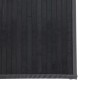 vidaXL Alfombra rectangular bambú gris 60x400 cm vidaXL Alfombra rectangular bambú gris 60x400 cm