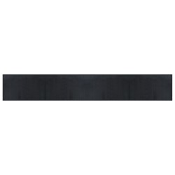 vidaXL Alfombra rectangular bambú negro 60x400 cm