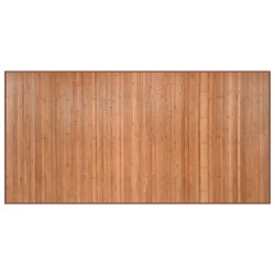vidaXL Alfombra rectangular bambú color natural 100x200 cm
