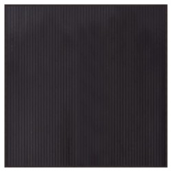 vidaXL Alfombra cuadrada bambú marrón oscuro 100x100 cm