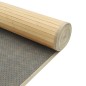 vidaXL Alfombra rectangular bambú color natural claro 60x100 cm vidaXL Alfombra rectangular bambú color natural claro 60x100 cm