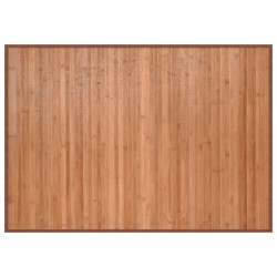 vidaXL Alfombra rectangular bambú color natural 70x100 cm