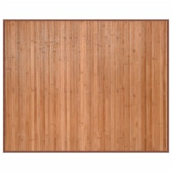 vidaXL Alfombra rectangular bambú color natural 80x100 cm