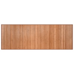 vidaXL Alfombra rectangular bambú color natural 70x200 cm