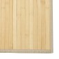 vidaXL Alfombra rectangular bambú color natural claro 100x400 cm vidaXL Alfombra rectangular bambú color natural claro 100x400 cm