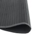 vidaXL Alfombra redonda bambú gris 100 cm vidaXL Alfombra redonda bambú gris 100 cm
