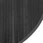 vidaXL Alfombra redonda bambú gris 100 cm vidaXL Alfombra redonda bambú gris 100 cm