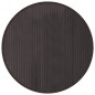 vidaXL Alfombra redonda bambú marrón oscuro 80 cm vidaXL Alfombra redonda bambú marrón oscuro 80 cm
