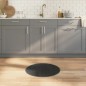vidaXL Alfombra redonda bambú gris 60 cm