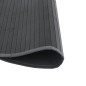 vidaXL Alfombra redonda bambú gris 60 cm