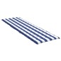 vidaXL Cojín de tumbona tela Oxford a rayas azul y blanco vidaXL Cojín de tumbona tela Oxford a rayas azul y blanco