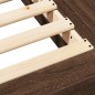 vidaXL Estructura de cama madera de ingeniería marrón roble 200x200 cm vidaXL Estructura de cama madera de ingeniería marrón roble 200x200 cm