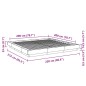 vidaXL Estructura de cama madera de ingeniería marrón roble 200x200 cm vidaXL Estructura de cama madera de ingeniería marrón roble 200x200 cm
