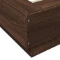 vidaXL Estructura de cama madera de ingeniería marrón roble 120x200 cm vidaXL Estructura de cama madera de ingeniería marrón roble 120x200 cm