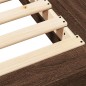 vidaXL Estructura de cama madera de ingeniería marrón roble 120x200 cm vidaXL Estructura de cama madera de ingeniería marrón roble 120x200 cm