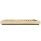 vidaXL Estructura de cama madera de ingeniería roble Sonoma 150x200 cm