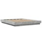 vidaXL Estructura de cama madera de ingeniería gris hormigón 160x200cm vidaXL Estructura de cama madera de ingeniería gris hormigón 160x200cm