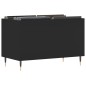 vidaXL Mueble para discos madera contrachapada negro 74,5x38x48 cm vidaXL Mueble para discos madera contrachapada negro 74,5x38x48 cm